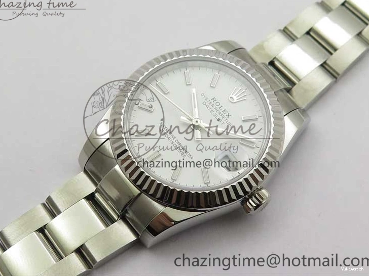 Dial Sticks Oyster White Bracelet Maker Best Edition BP 31mm Marker Datejust 278271 SS on 1227